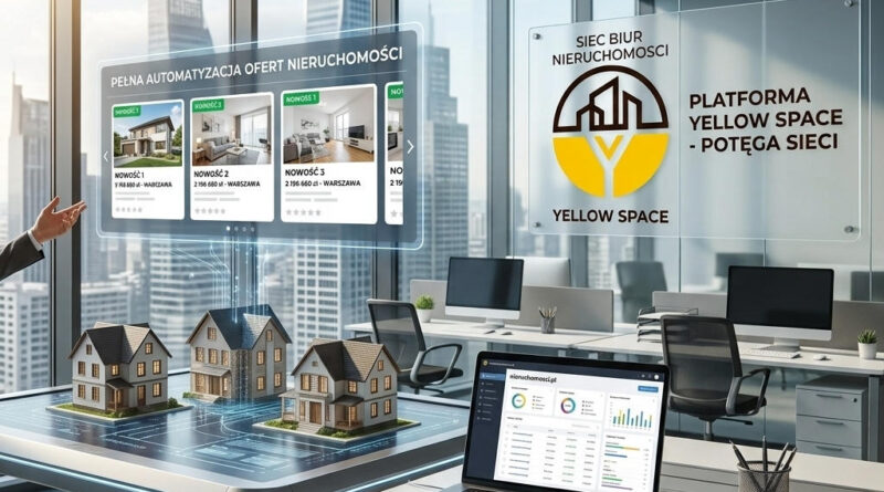 Sieć Biur Nieruchomości Yellow Space z nowym narzędziem marketingu poprzez Nieruchomosci.pl